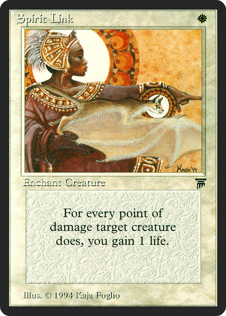 Spirit Link (LEG-037) - Legends - Premium MTG Single from Wizards of the Coast - Just $4.34! Shop now at Game Crave Tournament Store