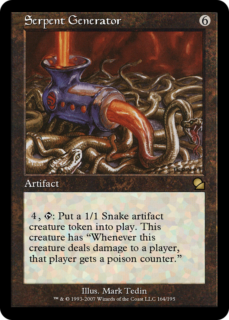 Serpent Generator (ME1-164) - Masters Edition - Premium MTG Single from Wizards of the Coast - Just $0! Shop now at Game Crave Tournament Store