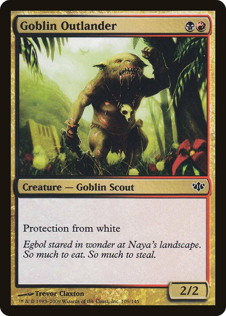 Goblin Outlander (CON-109) - Conflux Foil - Premium MTG Single from Wizards of the Coast - Just $0.08! Shop now at Game Crave Tournament Store