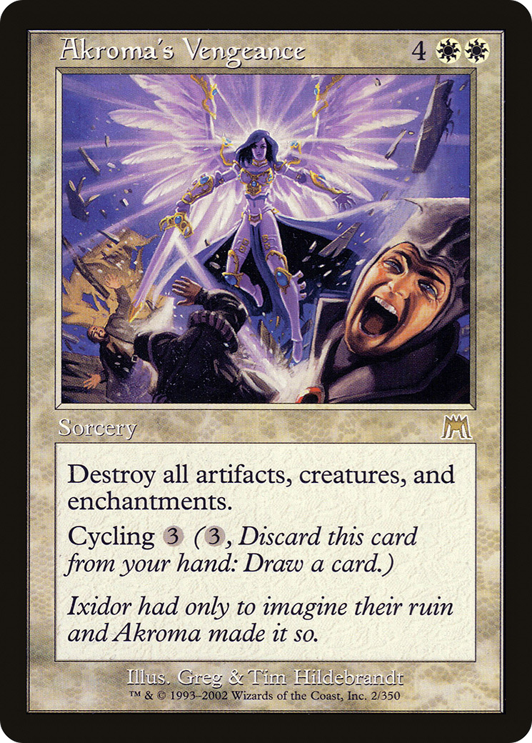 Akroma's Vengeance (ONS-002) - Onslaught - Premium MTG Single from Wizards of the Coast - Just $0.25! Shop now at Game Crave Tournament Store