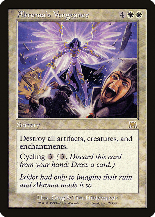 Akroma's Vengeance (ONS-002) - Onslaught Foil - Premium MTG Single from Wizards of the Coast - Just $8.34! Shop now at Game Crave Tournament Store