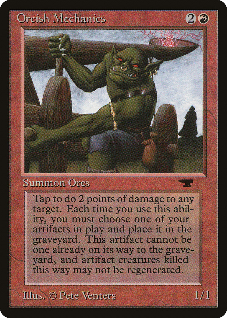 Orcish Mechanics (ATQ-027) - Antiquities - Premium MTG Single from Wizards of the Coast - Just $0.08! Shop now at Game Crave Tournament Store
