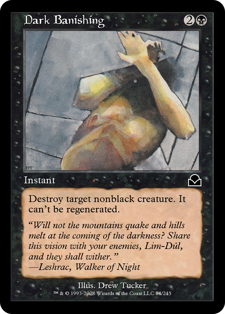 Dark Banishing (ME2-084) - Masters Edition II - Premium MTG Single from Wizards of the Coast - Just $0! Shop now at Game Crave Tournament Store