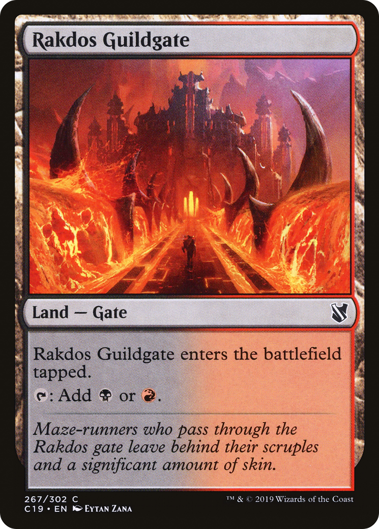 Rakdos Guildgate (C19-267) - Commander 2019 - Premium MTG Single from Wizards of the Coast - Just $0.26! Shop now at Game Crave Tournament Store