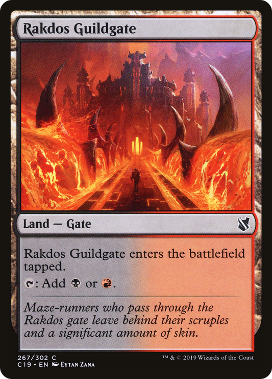 Rakdos Guildgate (C19-267) - Commander 2019 - Premium MTG Single from Wizards of the Coast - Just $0.26! Shop now at Game Crave Tournament Store