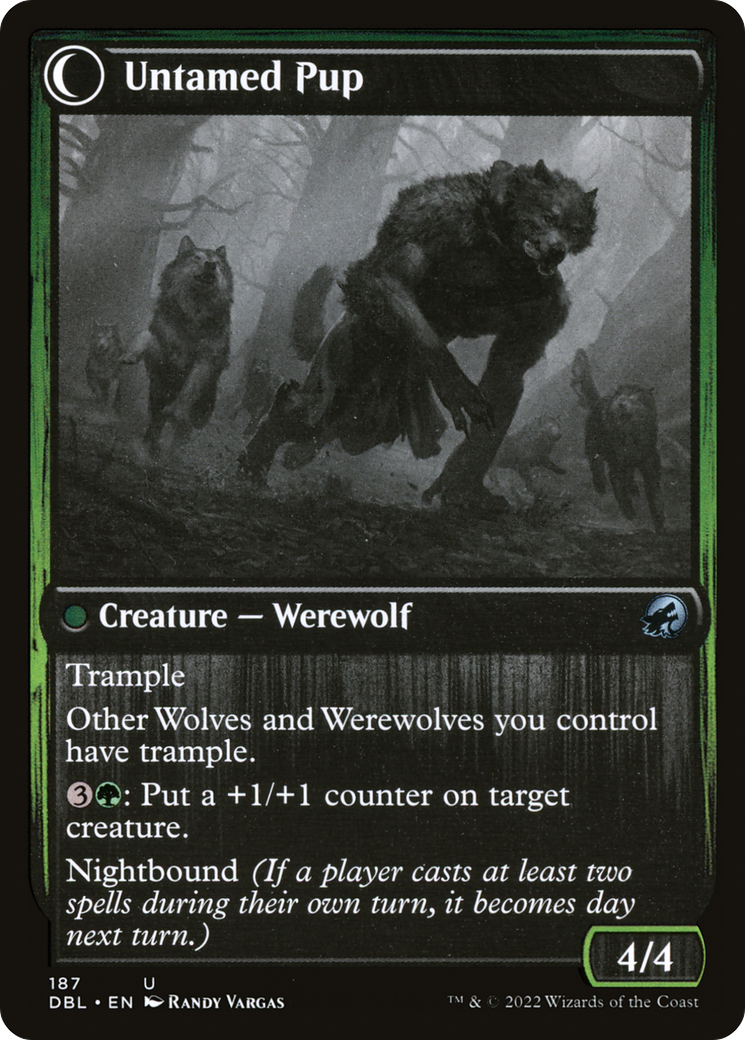 Hound Tamer // Untamed Pup (DBL-187) - Innistrad: Double Feature: (Double Faced Transform) Foil - Premium MTG Single from Wizards of the Coast - Just $2.10! Shop now at Game Crave Tournament Store