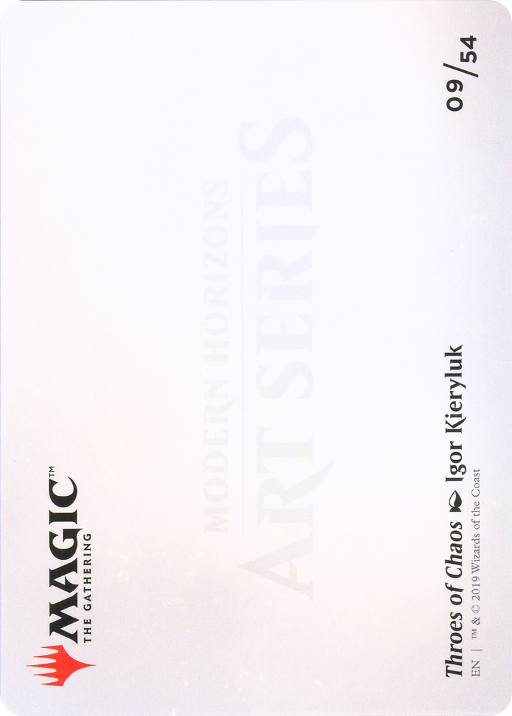 Throes of Chaos // Throes of Chaos (AMH1-009) - Modern Horizons Art Series (Borderless) - Premium MTG Single from Wizards of the Coast - Just $0! Shop now at Game Crave Tournament Store