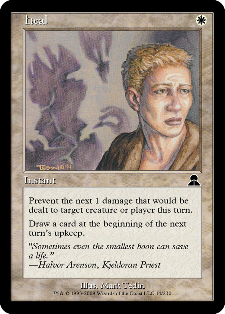 Heal (ME3-014) - Masters Edition III - Premium MTG Single from Wizards of the Coast - Just $0! Shop now at Game Crave Tournament Store