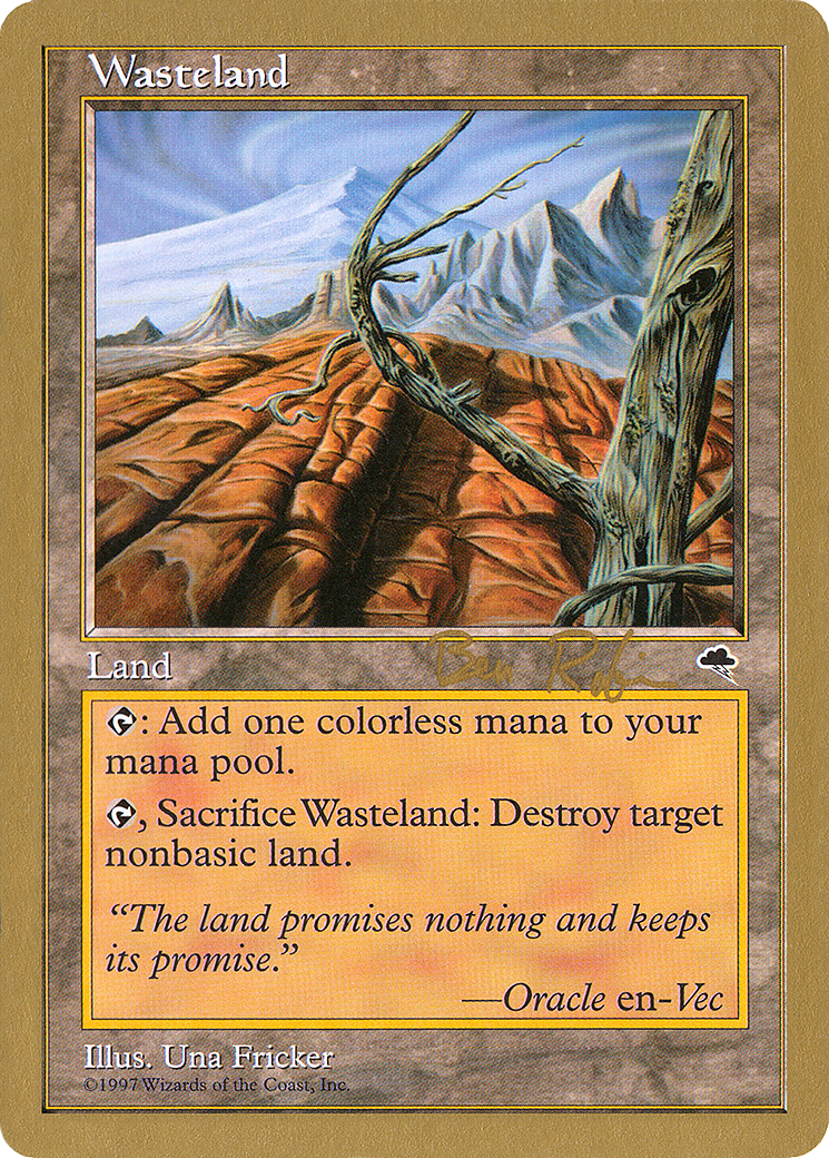Wasteland (WC98-BR330) - World Championship Decks 1998 - Premium MTG Single from Wizards of the Coast - Just $1.88! Shop now at Game Crave Tournament Store
