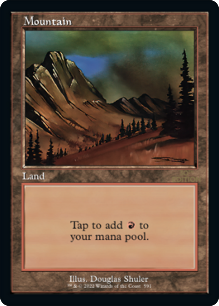 Mountain (30A-591) - 30th Anniversary Edition - Premium MTG Single from Wizards of the Coast - Just $0.61! Shop now at Game Crave Tournament Store