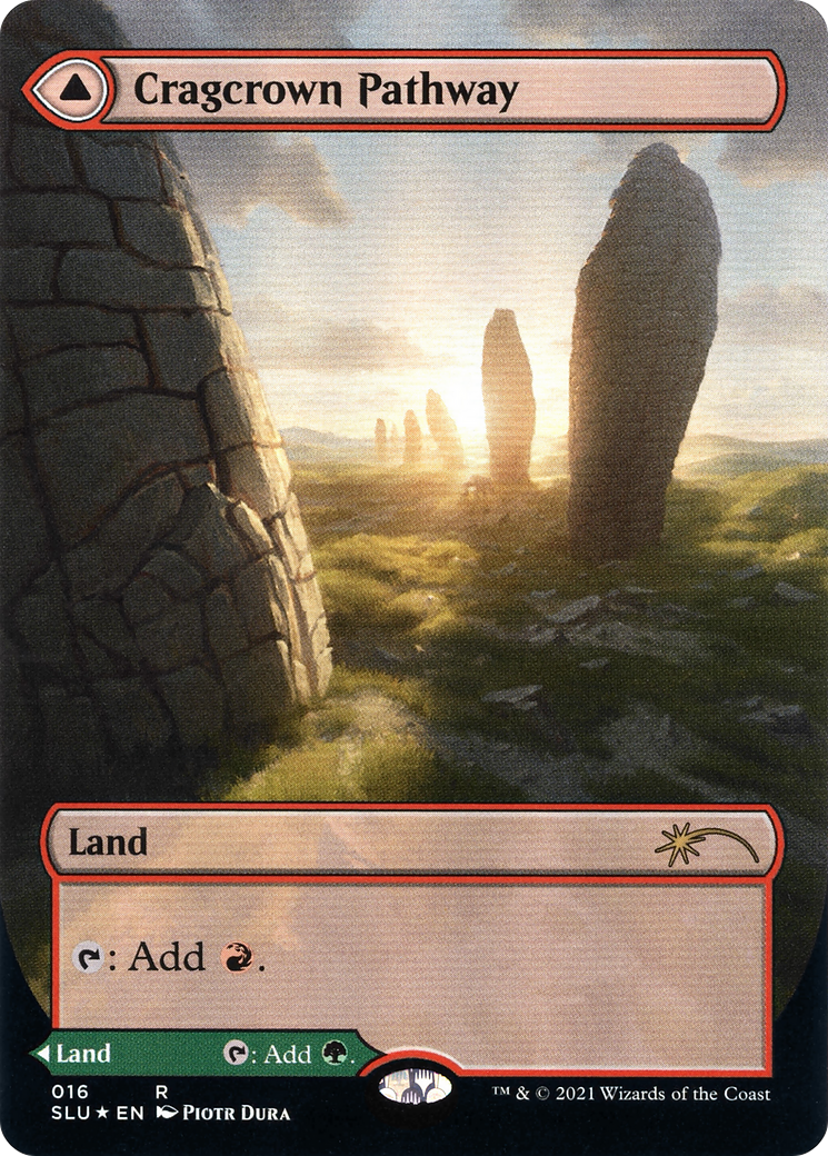 Cragcrown Pathway // Timbercrown Pathway (SLU-016) - Secret Lair: Ultimate Edition: (Showcase) (Borderless) Foil - Premium MTG Single from Wizards of the Coast - Just $1.02! Shop now at Game Crave Tournament Store