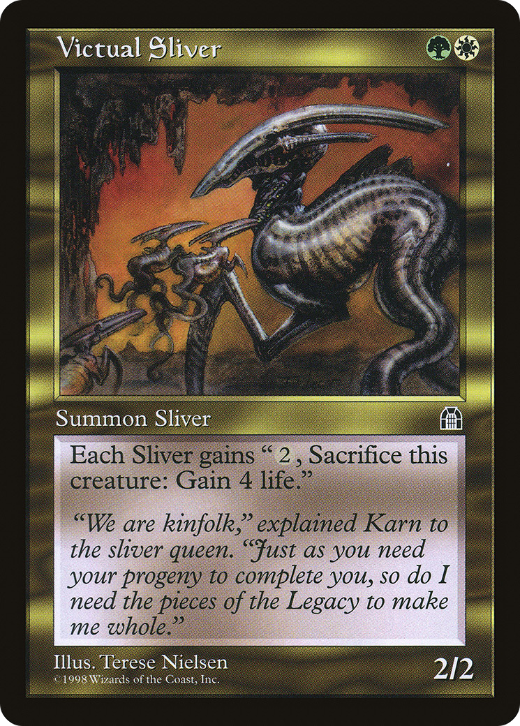Victual Sliver (STH-131) - Stronghold - Premium MTG Single from Wizards of the Coast - Just $0.10! Shop now at Game Crave Tournament Store