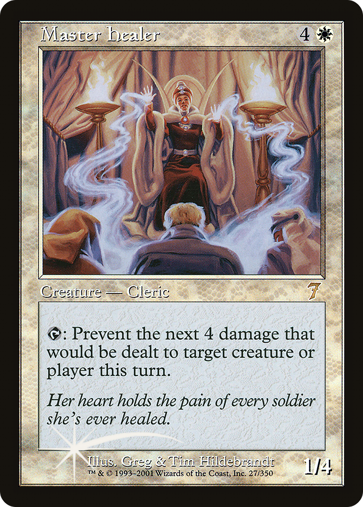 Master Healer (7ED-27★) - Seventh Edition Foil - Premium MTG Single from Wizards of the Coast - Just $7.20! Shop now at Game Crave Tournament Store