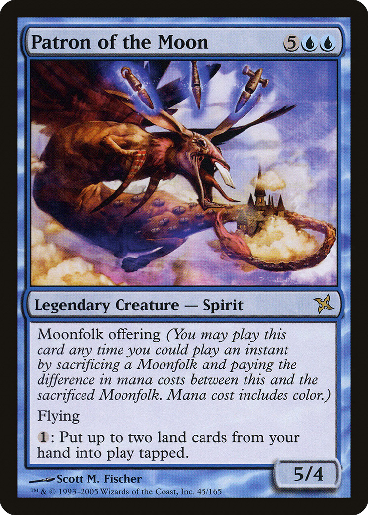 Patron of the Moon (BOK-045) - Betrayers of Kamigawa - Premium MTG Single from Wizards of the Coast - Just $0.99! Shop now at Game Crave Tournament Store