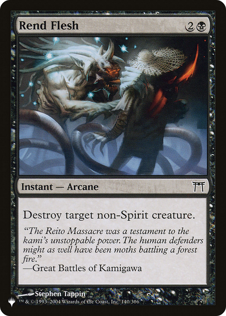 Rend Flesh (PLIST-527) - The List - Premium MTG Single from Wizards of the Coast - Just $0.08! Shop now at Game Crave Tournament Store
