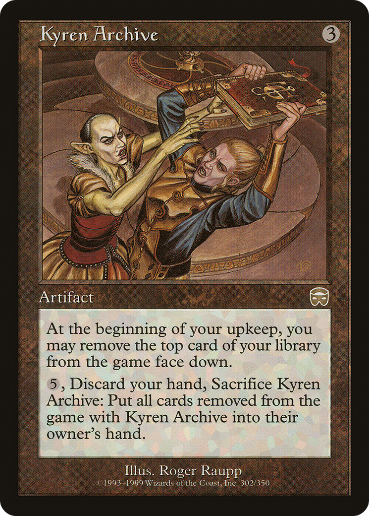 Kyren Archive (MMQ-302) - Mercadian Masques - Premium MTG Single from Wizards of the Coast - Just $0.25! Shop now at Game Crave Tournament Store