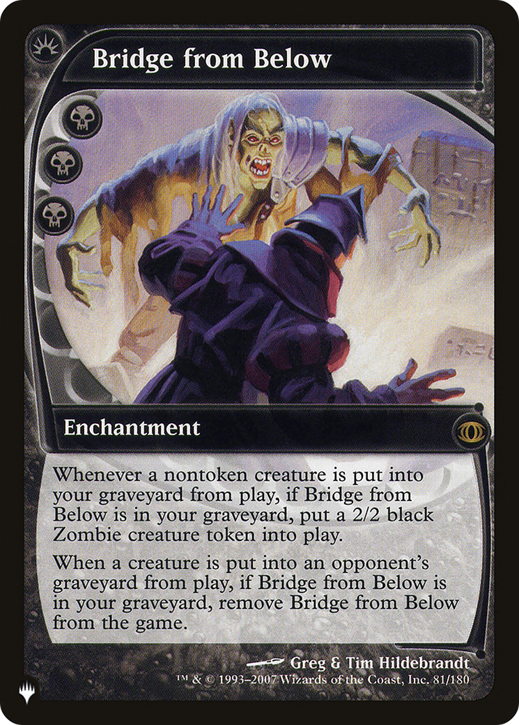 Bridge from Below (PLIST-422) - The List - Premium MTG Single from Wizards of the Coast - Just $0.90! Shop now at Game Crave Tournament Store