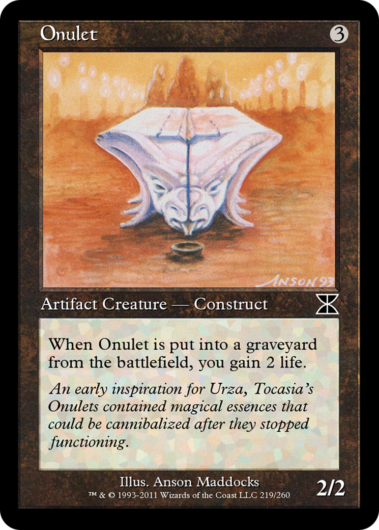 Onulet (ME4-219) - Masters Edition IV - Premium MTG Single from Wizards of the Coast - Just $0! Shop now at Game Crave Tournament Store