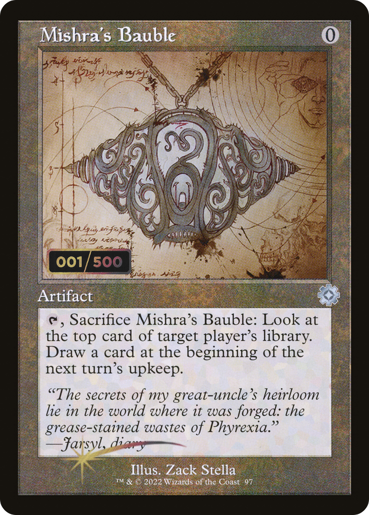 Mishra's Bauble (BRR-97Z) - The Brothers' War Retro Artifacts Foil - Premium MTG Single from Wizards of the Coast - Just $340! Shop now at Game Crave Tournament Store