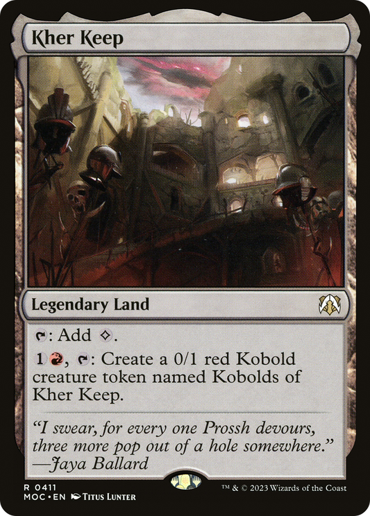 Kher Keep (MOC-411) - March of the Machine Commander - Premium MTG Single from Wizards of the Coast - Just $0.25! Shop now at Game Crave Tournament Store