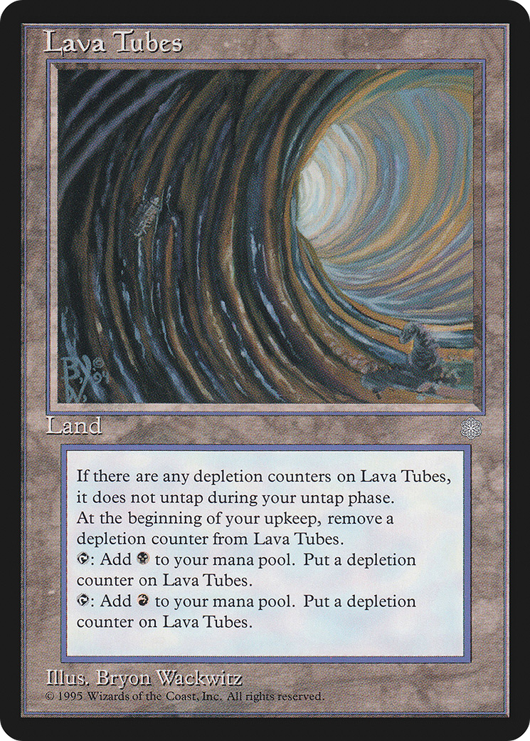 Lava Tubes (ICE-358) - Ice Age - Premium MTG Single from Wizards of the Coast - Just $0.28! Shop now at Game Crave Tournament Store