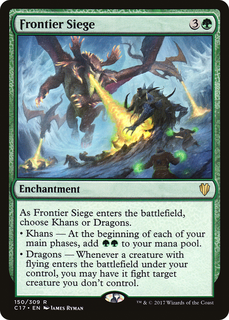 Frontier Siege (C17-150) - Commander 2017 - Premium MTG Single from Wizards of the Coast - Just $0.15! Shop now at Game Crave Tournament Store