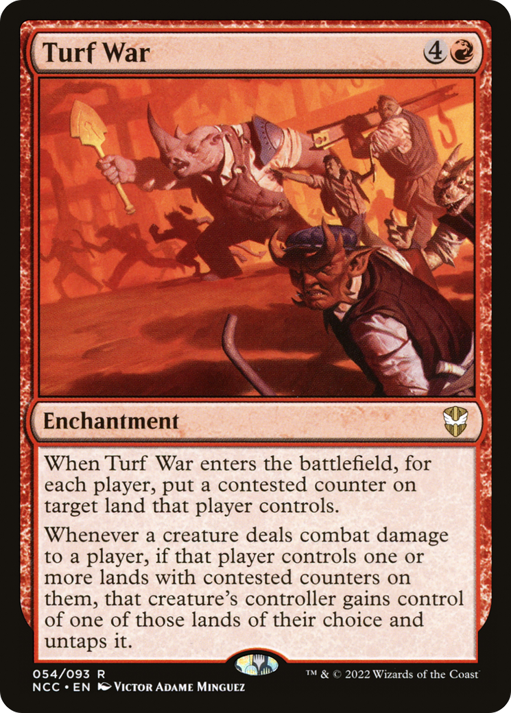 Turf War (NCC-054) - New Capenna Commander - Premium MTG Single from Wizards of the Coast - Just $0.25! Shop now at Game Crave Tournament Store