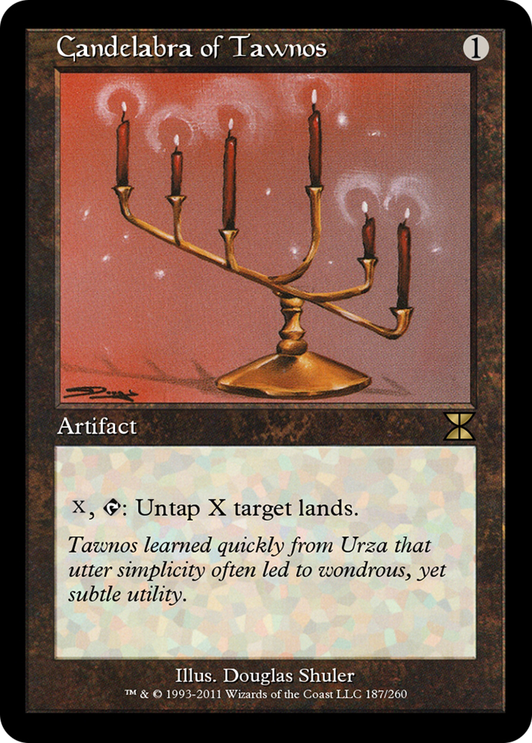 Candelabra of Tawnos (ME4-187) - Masters Edition IV Foil - Premium MTG Single from Wizards of the Coast - Just $0! Shop now at Game Crave Tournament Store