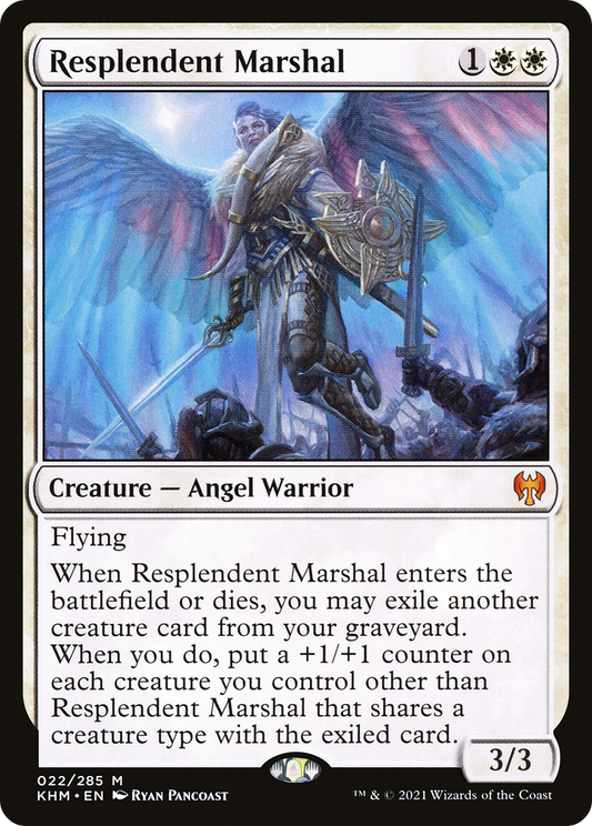 Resplendent Marshal (KHM-022) - Kaldheim Foil - Premium MTG Single from Wizards of the Coast - Just $0.26! Shop now at Game Crave Tournament Store