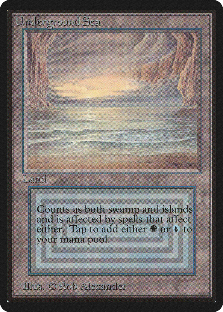 Underground Sea (LEB-286) - Limited Edition Beta - Premium MTG Single from Wizards of the Coast - Just $0.48! Shop now at Game Crave Tournament Store