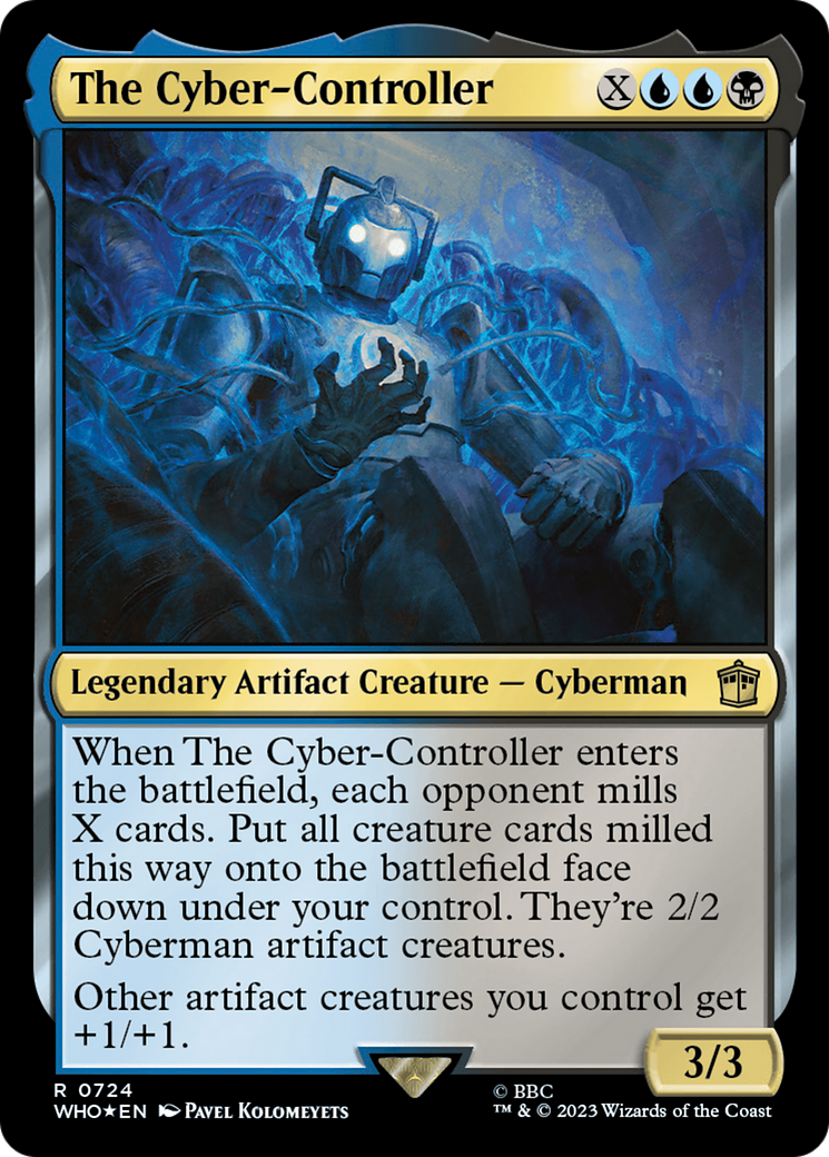 The Cyber-Controller (WHO-724) - Doctor Who Foil - Premium MTG Single from Wizards of the Coast - Just $0.91! Shop now at Game Crave Tournament Store