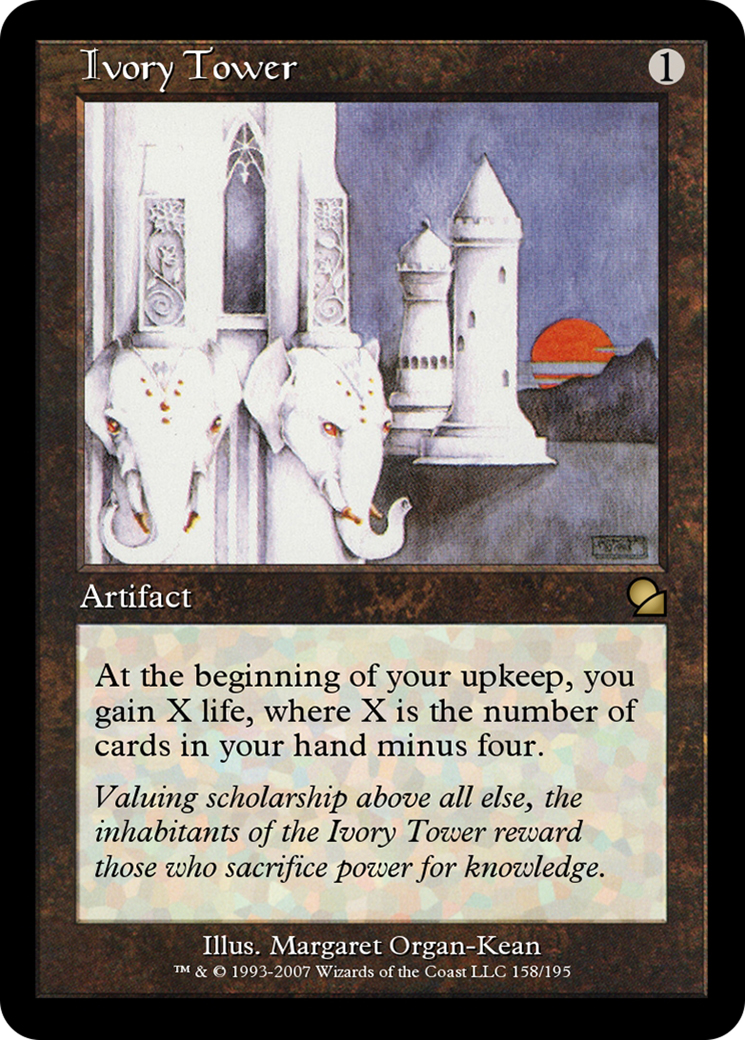 Ivory Tower (ME1-158) - Masters Edition Foil - Premium MTG Single from Wizards of the Coast - Just $0! Shop now at Game Crave Tournament Store