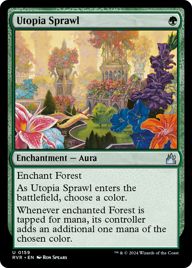 Utopia Sprawl (RVR-159) - Ravnica Remastered - Premium MTG Single from Wizards of the Coast - Just $0.49! Shop now at Game Crave Tournament Store