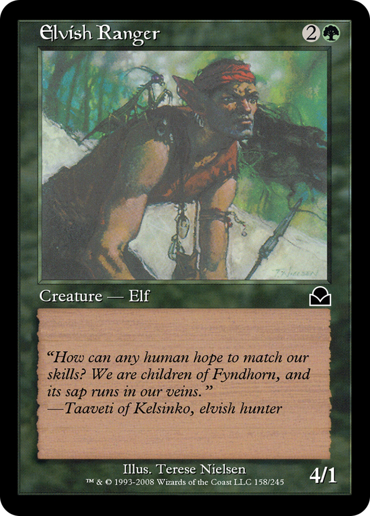 Elvish Ranger (ME2-158) - Masters Edition II - Premium MTG Single from Wizards of the Coast - Just $0! Shop now at Game Crave Tournament Store