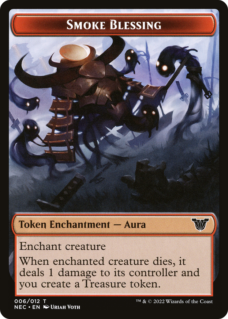 Smoke Blessing (TNEC-006) - Neon Dynasty Commander Tokens - Premium MTG Single from Wizards of the Coast - Just $0! Shop now at Game Crave Tournament Store