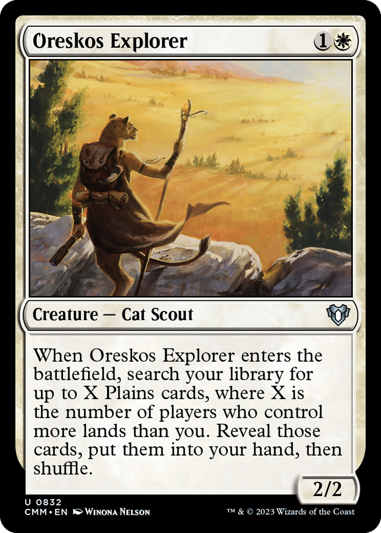 Oreskos Explorer (CMM-832) - Commander Masters - Premium MTG Single from Wizards of the Coast - Just $0.08! Shop now at Game Crave Tournament Store