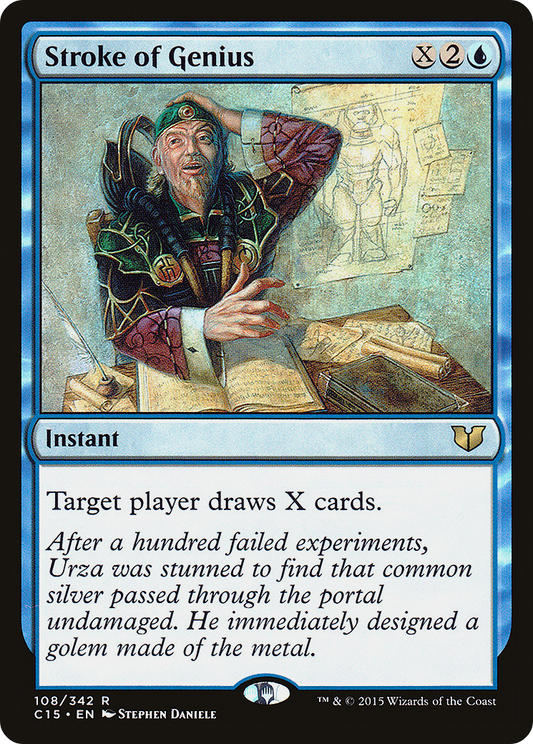 Stroke of Genius (C15-108) - Commander 2015 - Premium MTG Single from Wizards of the Coast - Just $0.11! Shop now at Game Crave Tournament Store