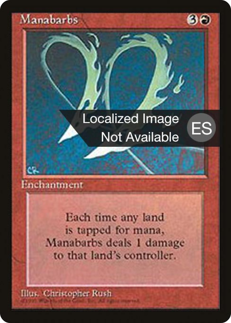 Manabarbs (4BB-212) - Fourth Edition Foreign Black Border - Premium MTG Single from Wizards of the Coast - Just $1.68! Shop now at Game Crave Tournament Store