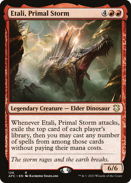 Etali, Primal Storm (AFC-126) - Forgotten Realms Commander - Premium MTG Single from Wizards of the Coast - Just $0.11! Shop now at Game Crave Tournament Store