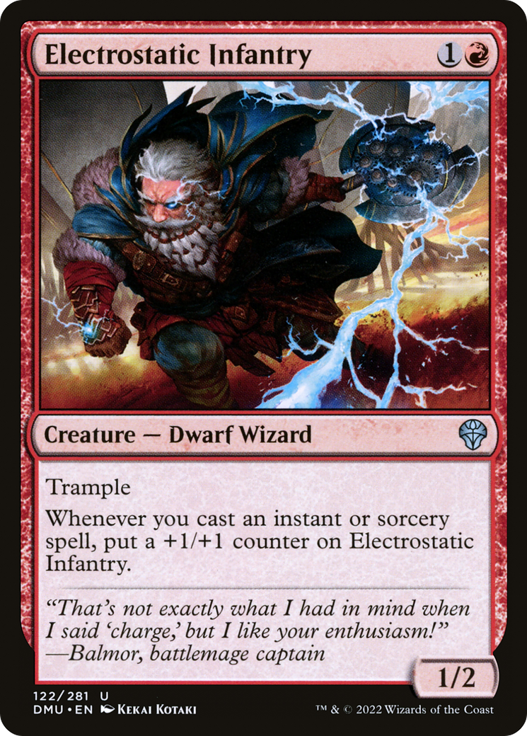 Electrostatic Infantry (DMU-122) - Dominaria United - Premium MTG Single from Wizards of the Coast - Just $0.08! Shop now at Game Crave Tournament Store