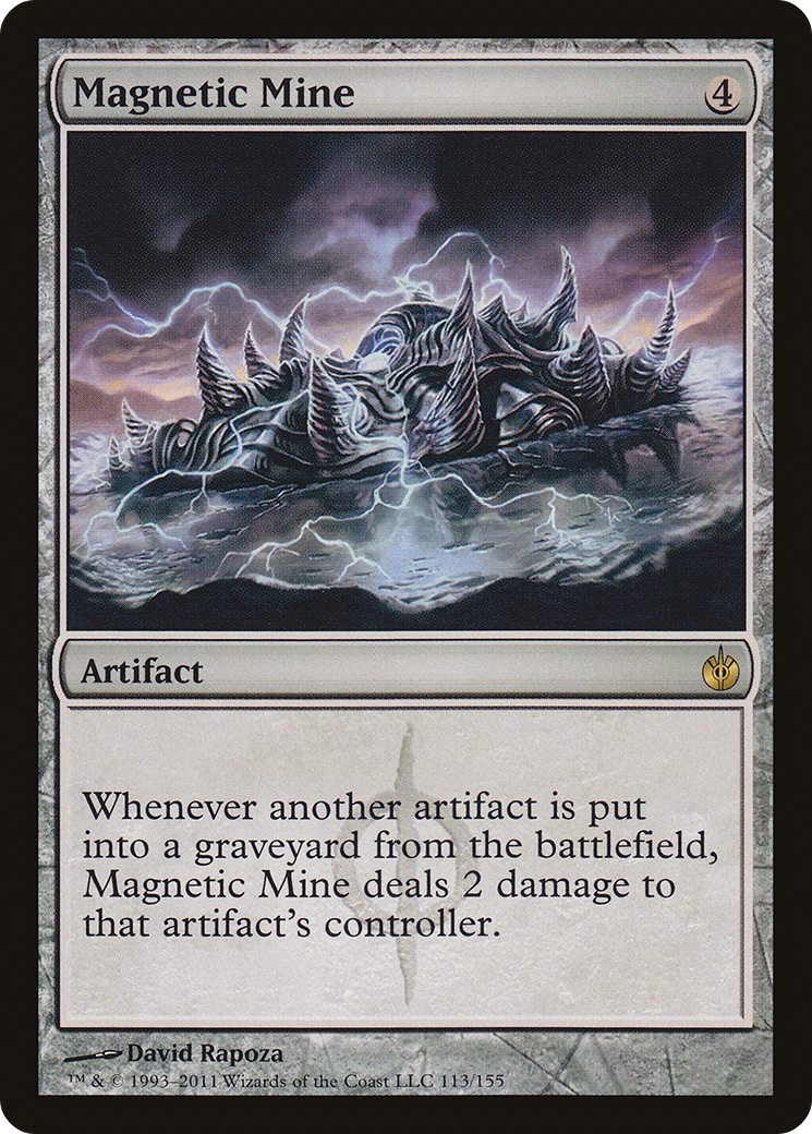 Magnetic Mine (MBS-113) - Mirrodin Besieged Foil - Premium MTG Single from Wizards of the Coast - Just $0.37! Shop now at Game Crave Tournament Store