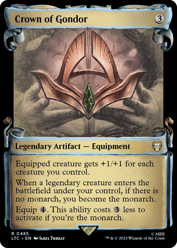 Crown of Gondor (LTC-485) - Tales of Middle-earth Commander: (Showcase) - Premium MTG Single from Wizards of the Coast - Just $0.45! Shop now at Game Crave Tournament Store