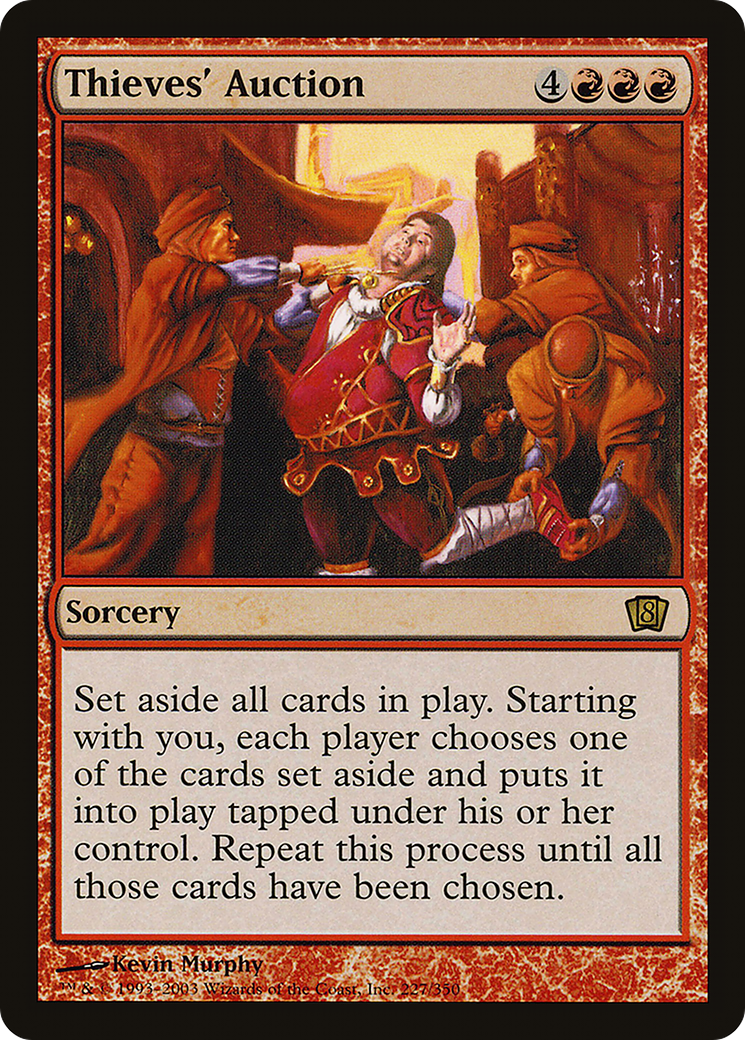 Thieves' Auction (8ED-227★) - Eighth Edition Foil - Premium MTG Single from Wizards of the Coast - Just $8! Shop now at Game Crave Tournament Store