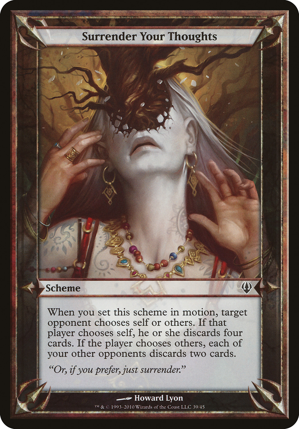 Surrender Your Thoughts (OARC-39★) - Archenemy Schemes - Premium MTG Single from Wizards of the Coast - Just $3.50! Shop now at Game Crave Tournament Store