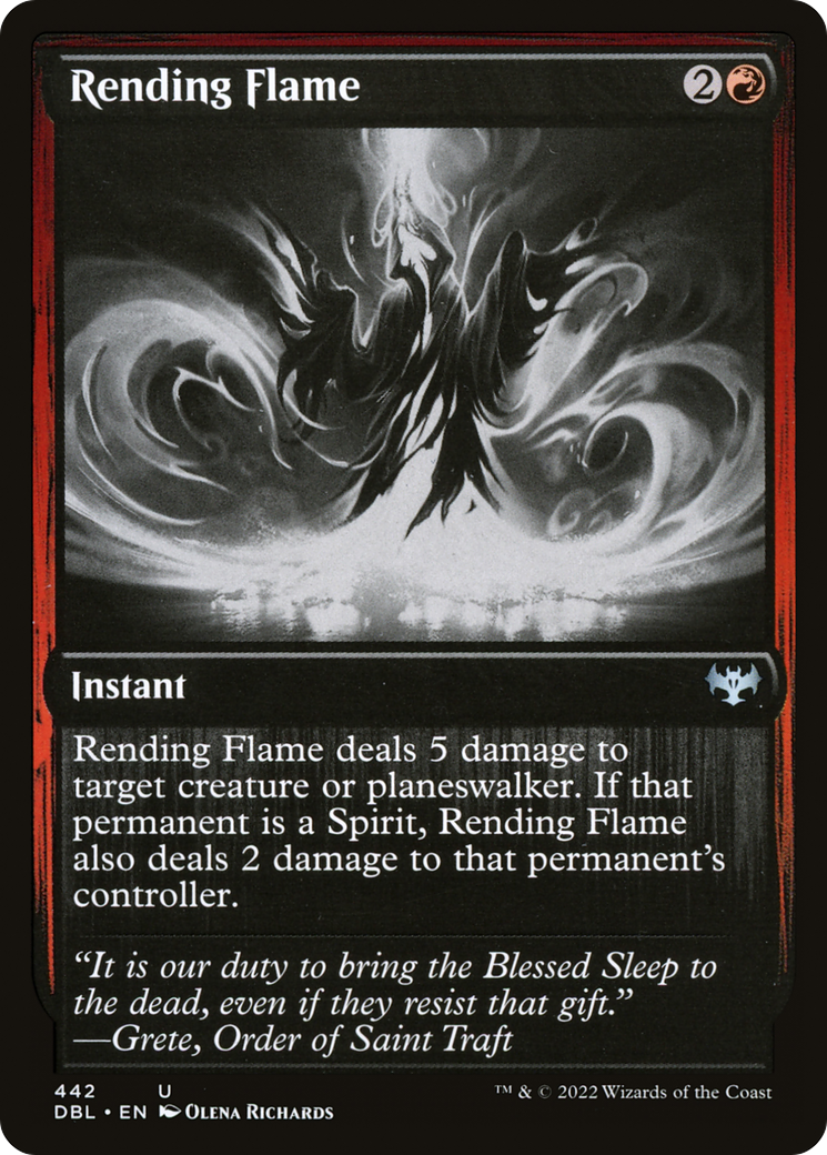 Rending Flame (DBL-442) - Innistrad: Double Feature - Premium MTG Single from Wizards of the Coast - Just $0.08! Shop now at Game Crave Tournament Store
