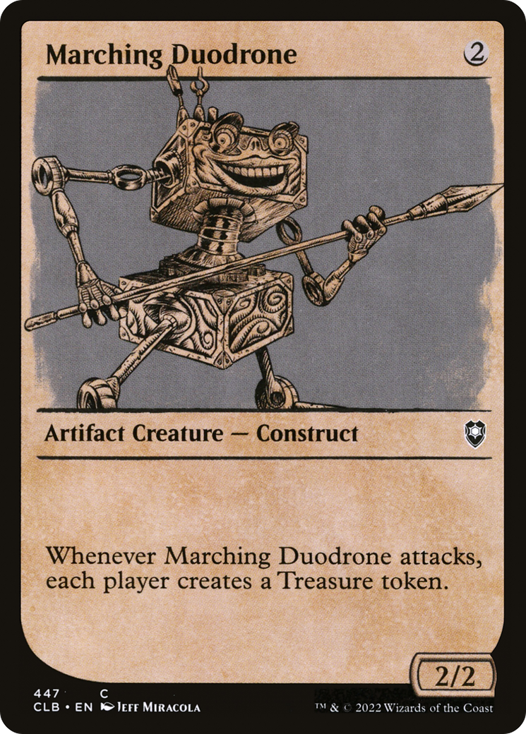 Marching Duodrone (CLB-447) - Commander Legends: Battle for Baldur's Gate: (Showcase) - Premium MTG Single from Wizards of the Coast - Just $0.08! Shop now at Game Crave Tournament Store