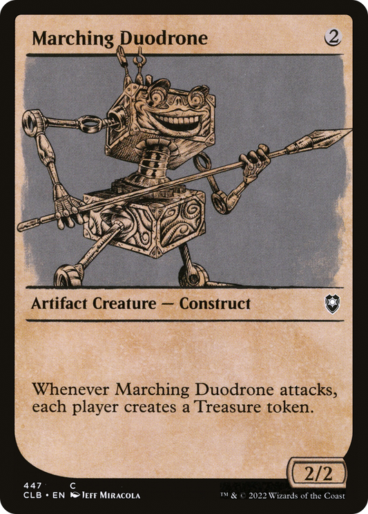 Marching Duodrone (CLB-447) - Commander Legends: Battle for Baldur's Gate: (Showcase) - Premium MTG Single from Wizards of the Coast - Just $0.08! Shop now at Game Crave Tournament Store