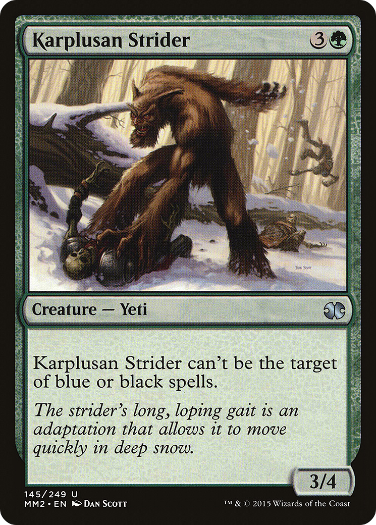 Karplusan Strider (MM2-145) - Modern Masters 2015 - Premium MTG Single from Wizards of the Coast - Just $0.25! Shop now at Game Crave Tournament Store