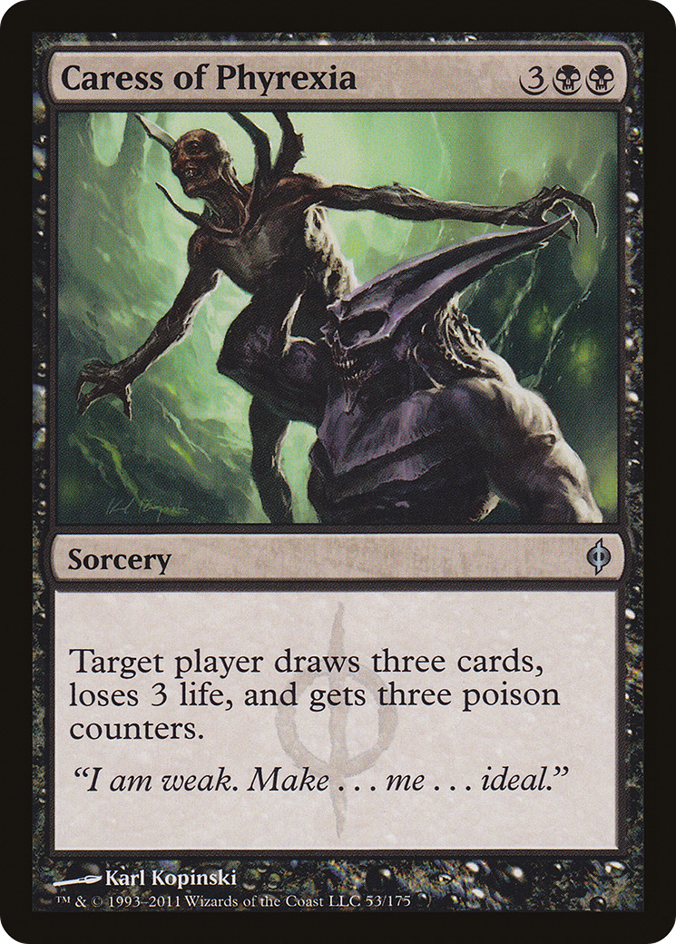 Caress of Phyrexia (NPH-053) - New Phyrexia - Premium MTG Single from Wizards of the Coast - Just $0.08! Shop now at Game Crave Tournament Store