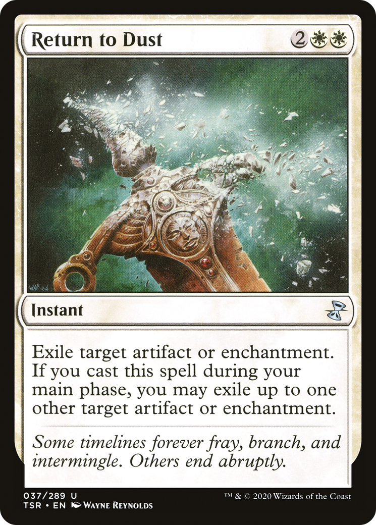 Return to Dust (TSR-037) - Time Spiral Remastered - Premium MTG Single from Wizards of the Coast - Just $0.21! Shop now at Game Crave Tournament Store